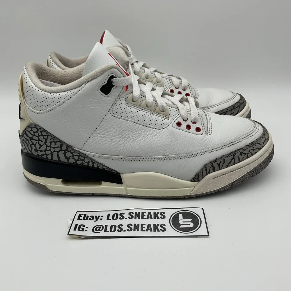 Size 8.5 - Jordan 3 Retro Mid White Cement Reimagined (DN3707-100)‎
